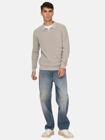 Loosefit Jean 'ONSFADE' Only & Sons en bleu