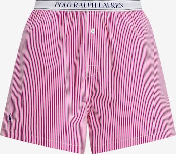 Pantalon de pyjama ' Boxer ' Polo Ralph Lauren en rose : devant