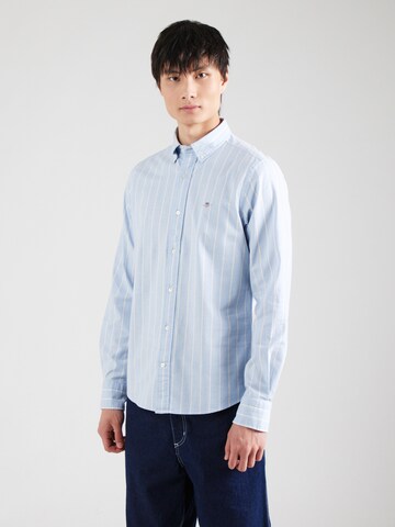 GANT Slim fit Overhemd in Blauw: voorkant