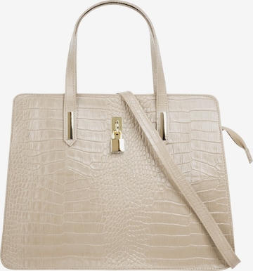 Cluty Handbag in Beige: front