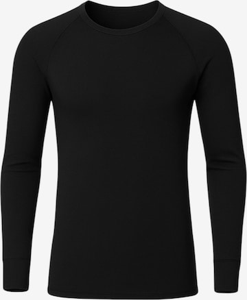 fashionshowcase - Camiseta térmica 'CoreTherm Active' en negro: frente
