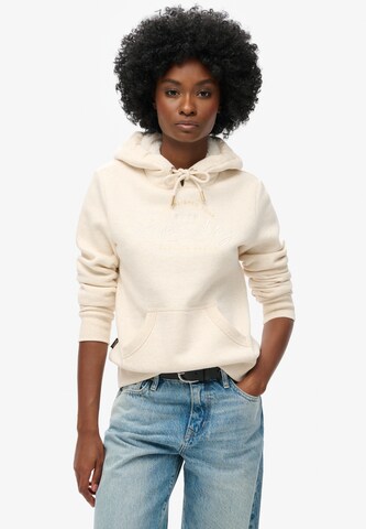 Superdry Sweatshirt in Beige: Vorderseite