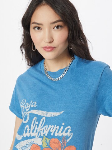 Nasty Gal - Camiseta 'California Surfing' en azul