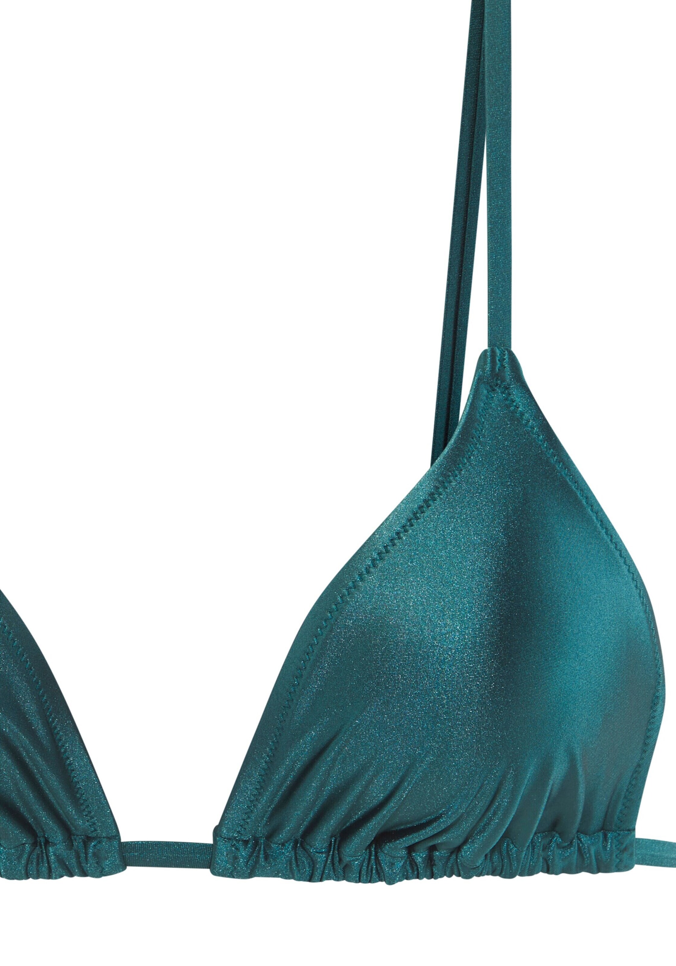 Copenhagen Studios Trojuholníky Bikinový top - Zelená