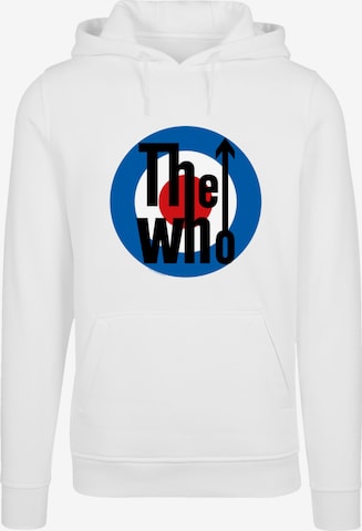 F4NT4STIC Sweatshirt 'The Who Target Classic' in Weiß: Vorderseite