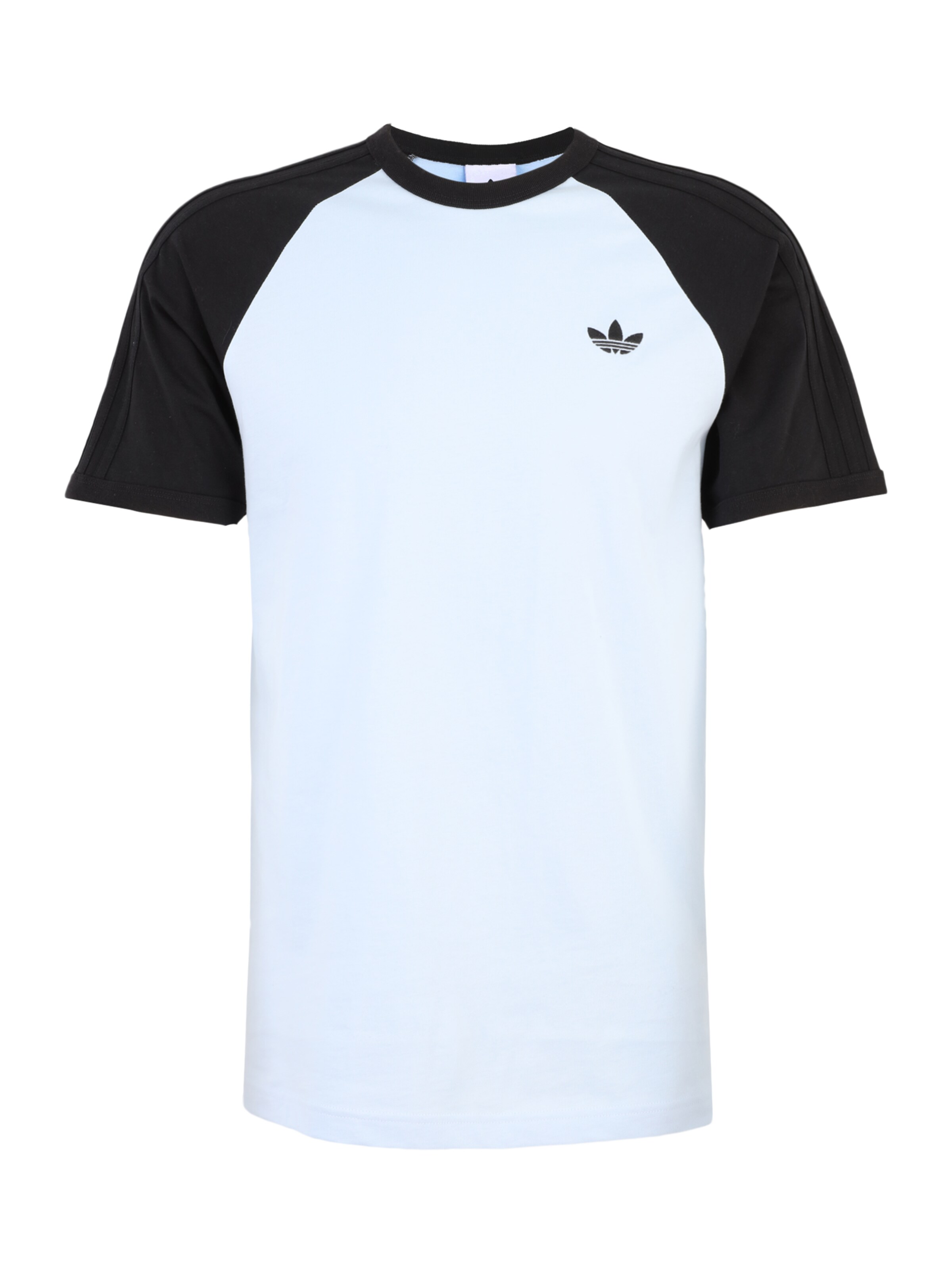ADIDAS ORIGINALS Shirt '3-STRIPES' in Wit: voorkant