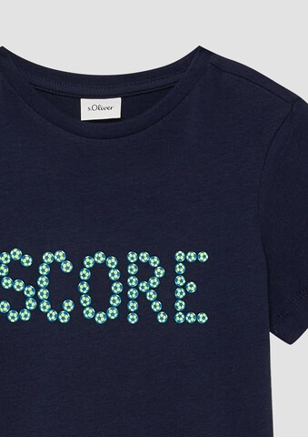 T-Shirt s.Oliver en bleu