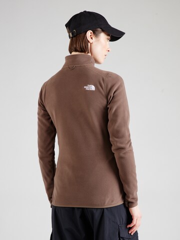 Giacca di pile funzionale '100 GLACIER' di THE NORTH FACE in marrone