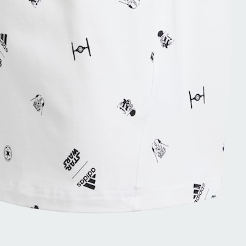 T-Shirt fonctionnel 'Adidas x Star Wars Z.N.E.' ADIDAS SPORTSWEAR en blanc