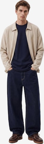 LTB Jeans Shirt 'LTB Jeans Basic Rundhals-T-Shirt' in Blau: Vorderseite