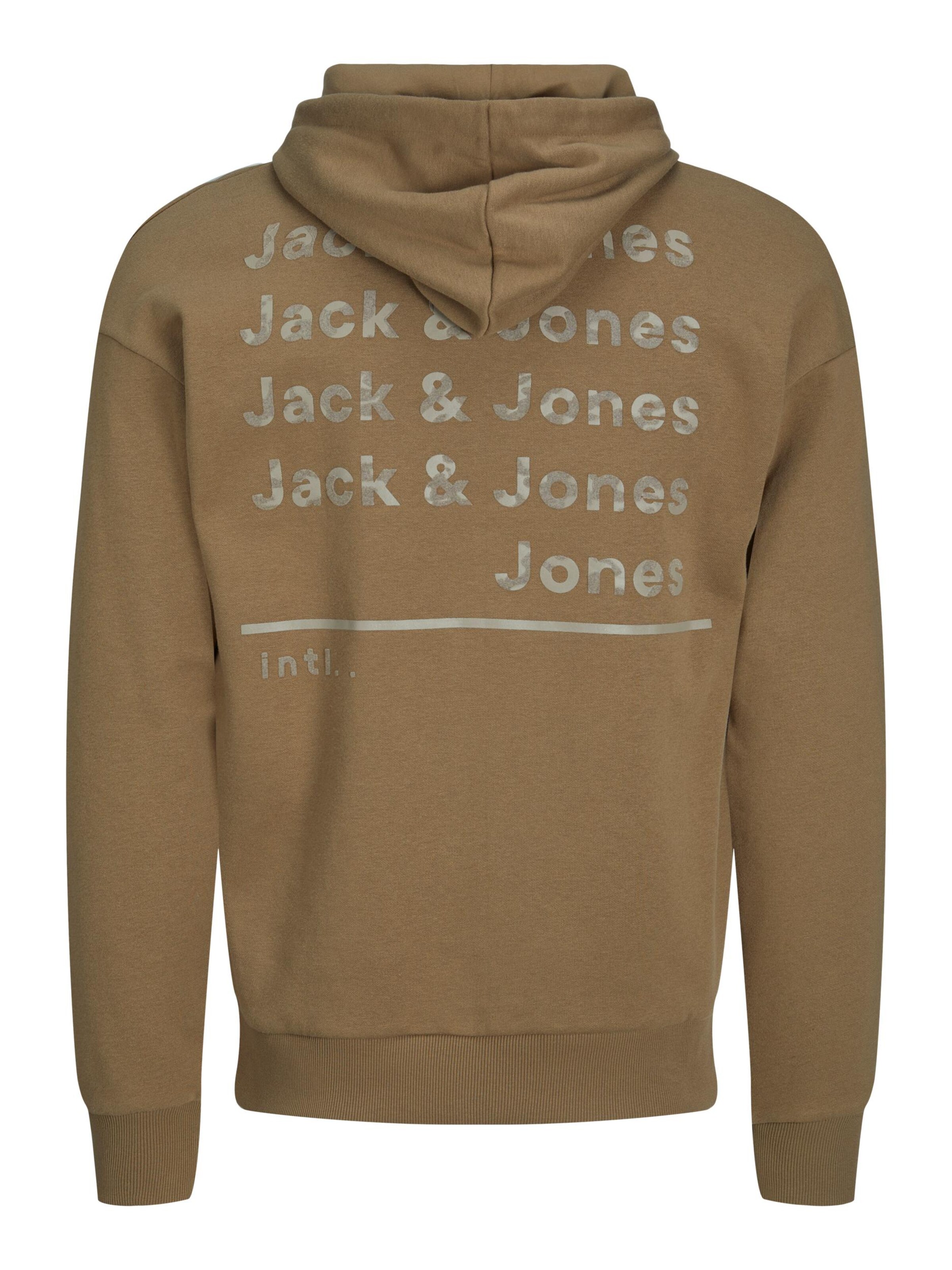 Felpa di JACK & JONES in marrone