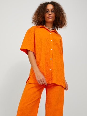 JJXX - Blusa 'JXLIVA' em laranja: frente