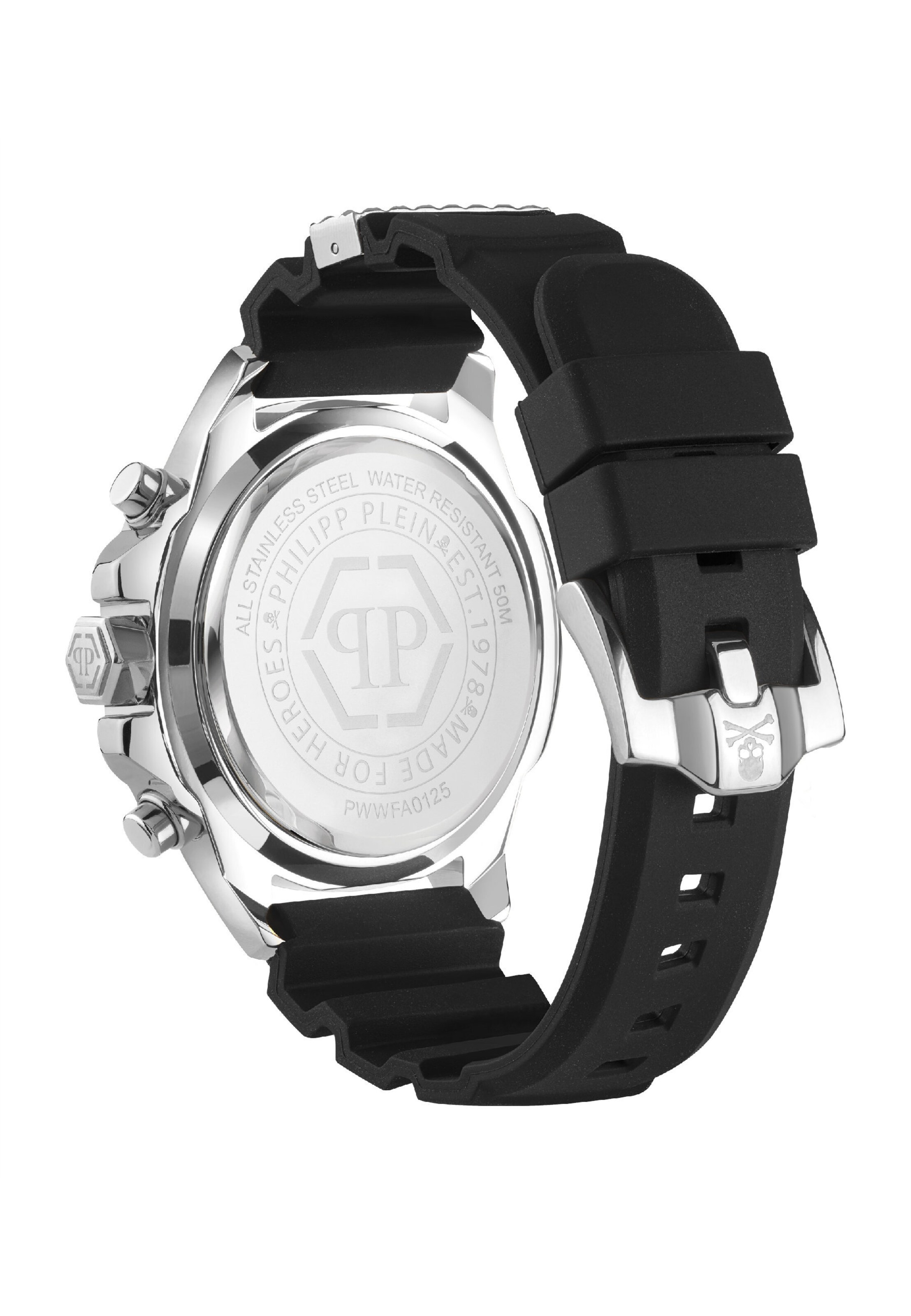 Orologio analogico 'The $kull Chrono' di Philipp Plein Watches in nero