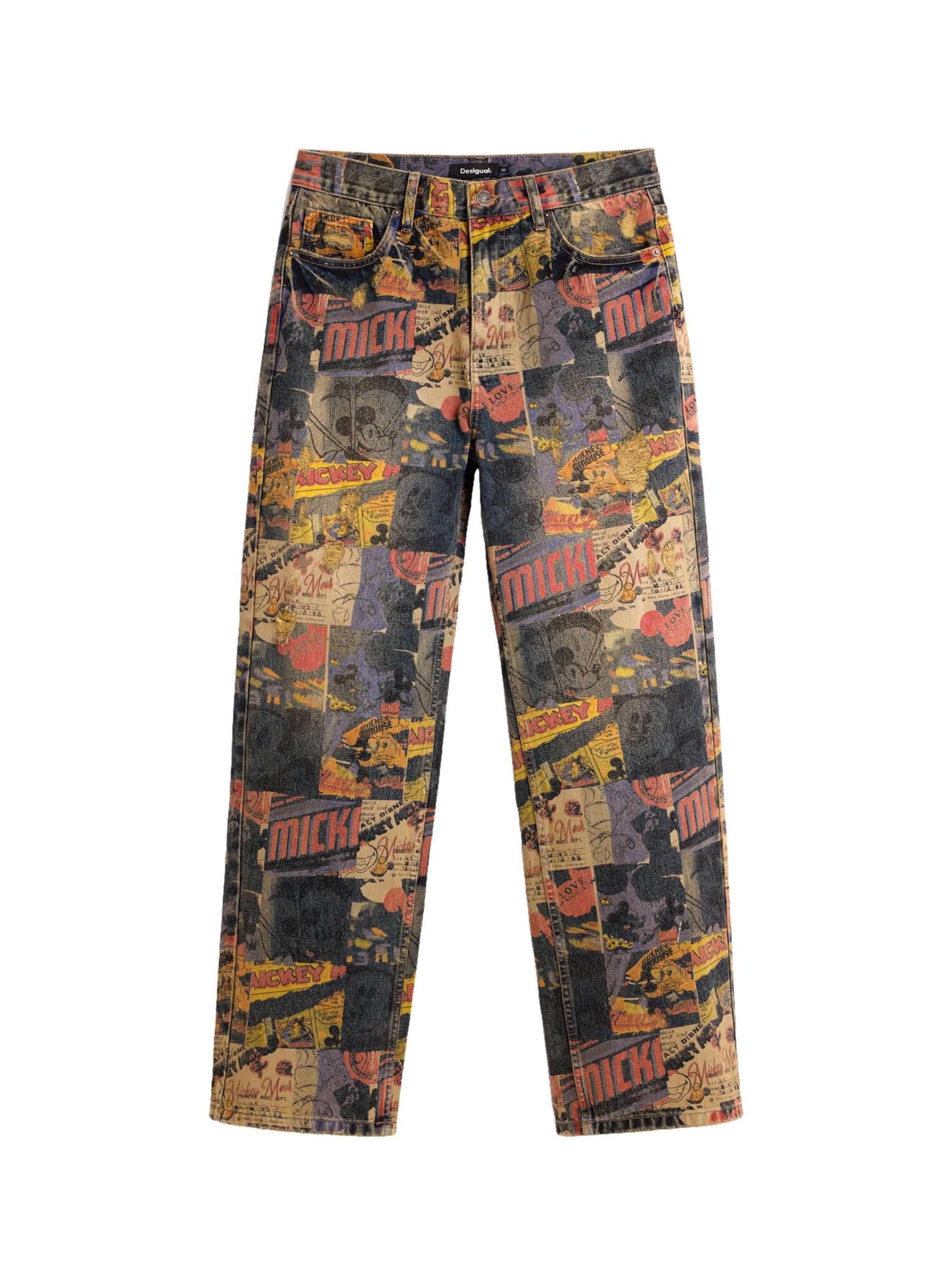 Desigual - regular Vaquero 'Mickey™' en Mezcla de colores: frente