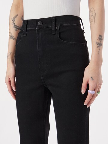 Abercrombie & Fitch Flared Jeans in Schwarz