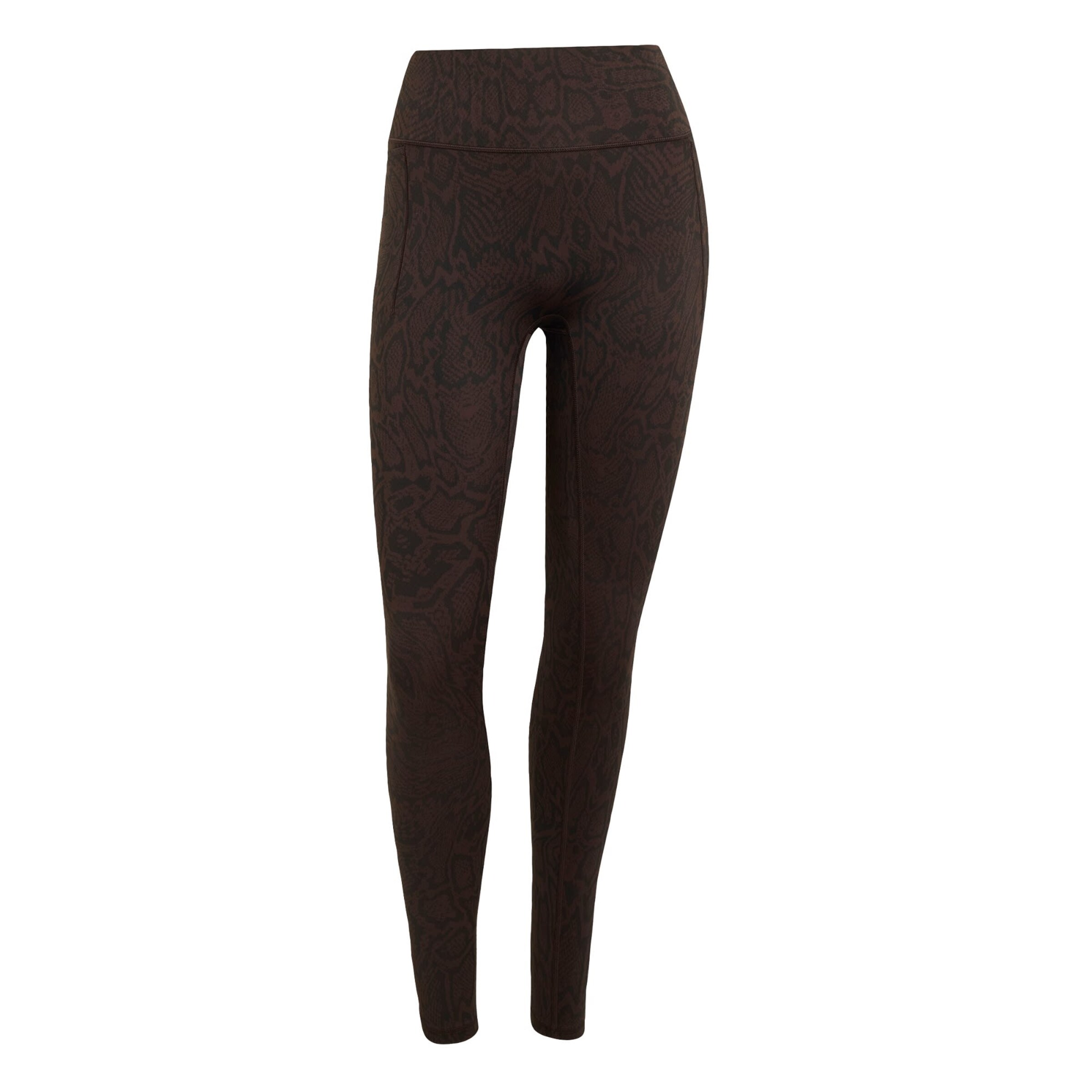 ADIDAS PERFORMANCE - Skinny Pantalón deportivo 'Optime PrimeLift' en marrón: frente