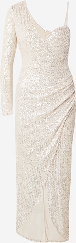 WAL G. Evening Dress 'JAYNE' in Silver: front