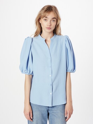 SISTERS POINT - Blusa 'VARIA' em azul: frente