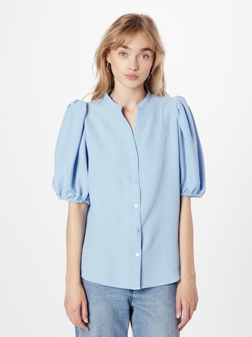 SISTERS POINT - Blusa 'VARIA' en azul: frente