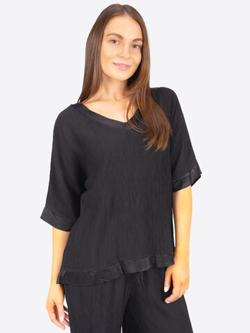 Seasons of April Blouse 'Stella' in Zwart: voorkant