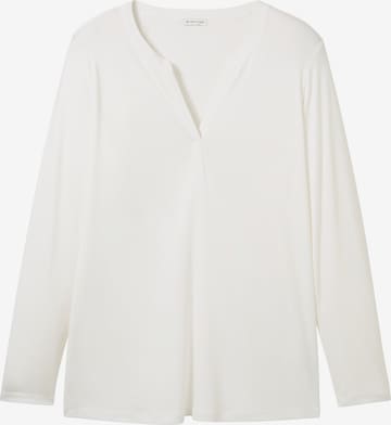 Tom Tailor Women + Shirt in White: front