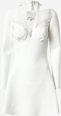 3.1 Phillip Lim - Vestido de cocktail em branco: frente