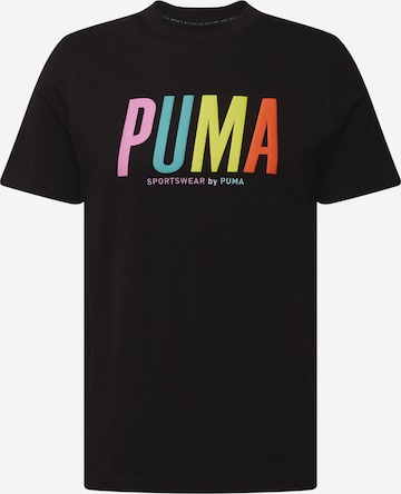 Maglietta 'SWxP' di PUMA in nero: frontale