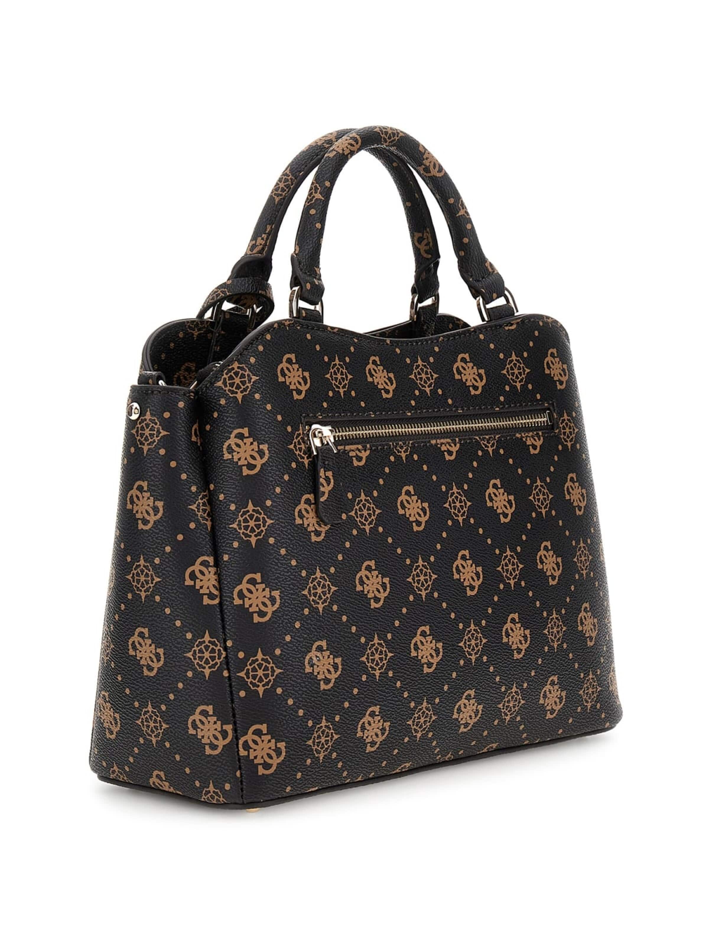 One Size dydžio Rankinė su ilgu dirželiu 'Guess Sac BandouliÃ¨re Silia Girlfriend Sat Espresso Logo GP989006' iš GUESS, spalva – ruda, Prekių apžvalga