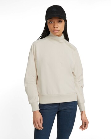 G-STAR Sweatshirt in Wit: voorkant