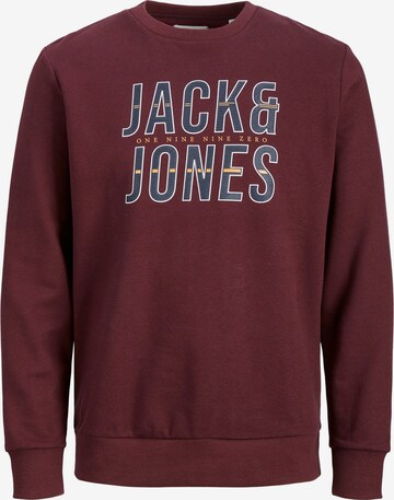 JACK & JONES Sweatshirt 'Xilo' in Red: front