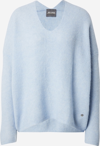 MOS MOSH Sweater in Blue: front