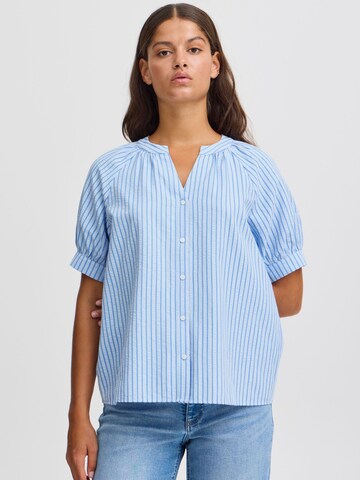 ICHI Bluse 'Darla' in Blau: Vorderseite