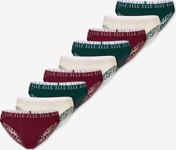 ELLE Brasilslip ' Lace ' in Grün: Vorderseite