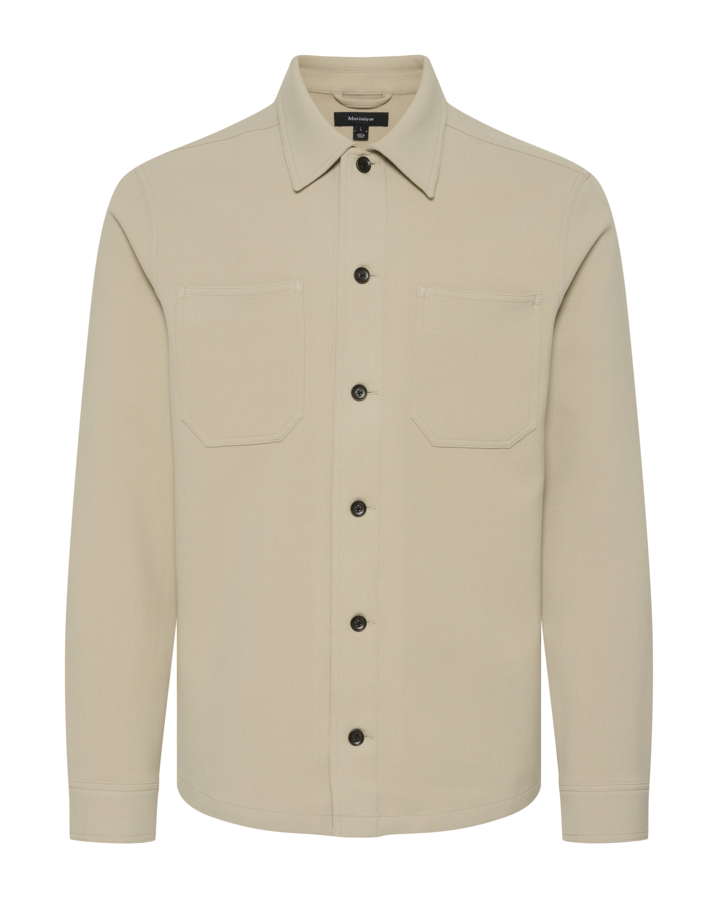 Chemise 'pelton' Matinique en beige : devant