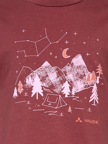 VAUDE Funktionsshirt 'Lezza' in Rot