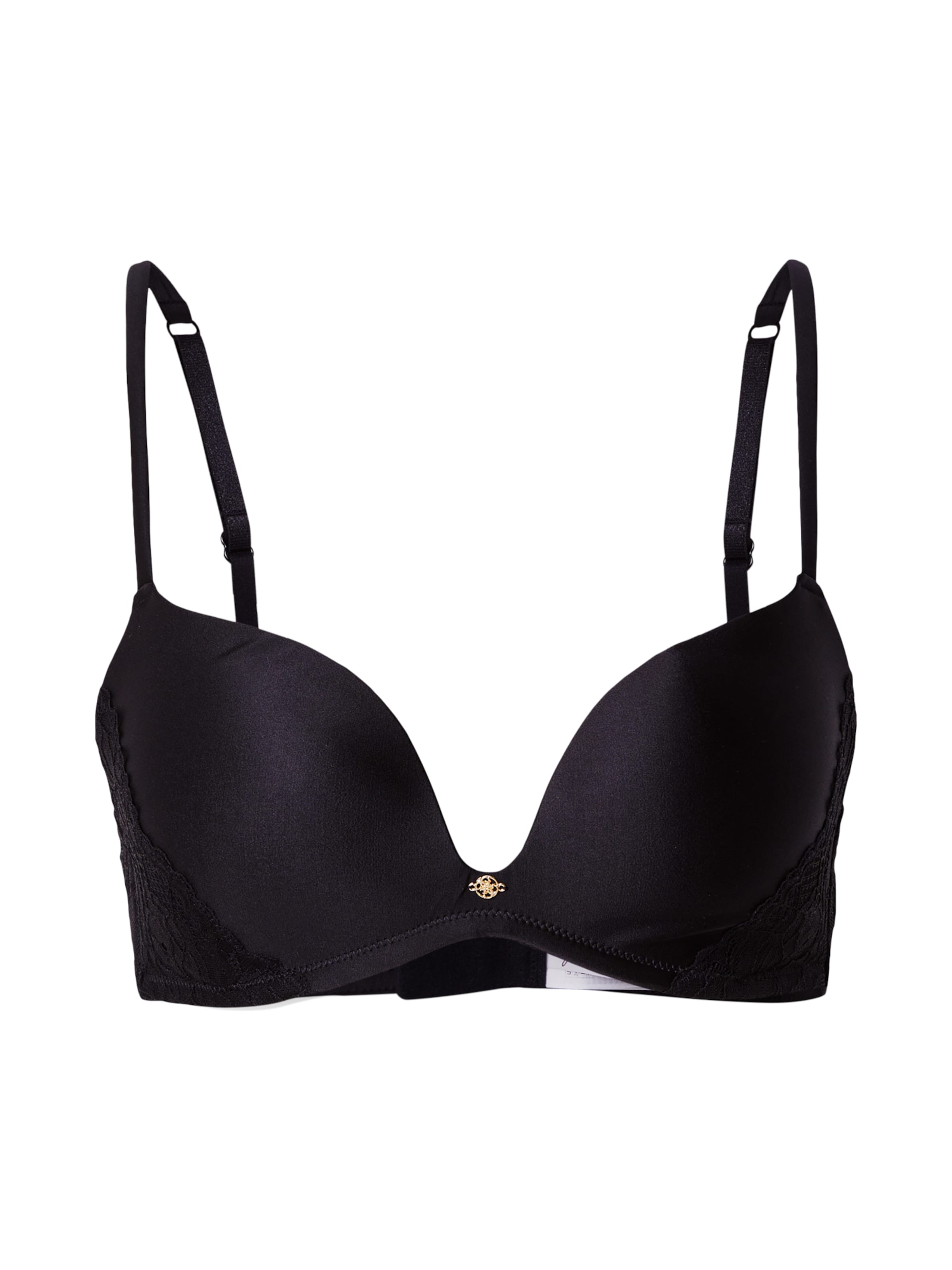 GUESS - Clásico Sujetador 'TIZIANA' en negro: frente