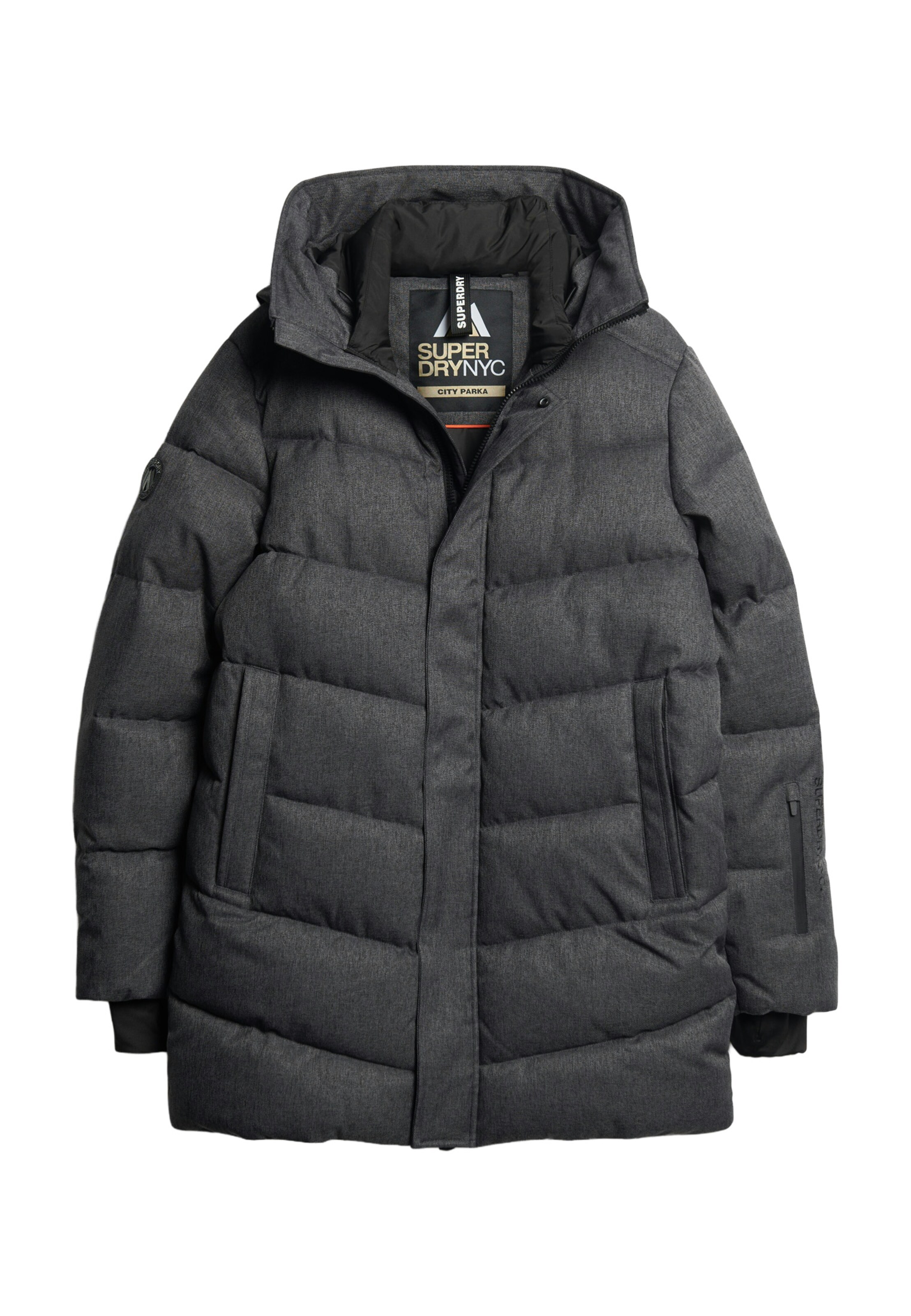 Veste de sport 'City Chevron' Superdry & Co en gris : devant