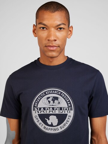 NAPAPIJRI Shirt 'Bollo' in Blauw