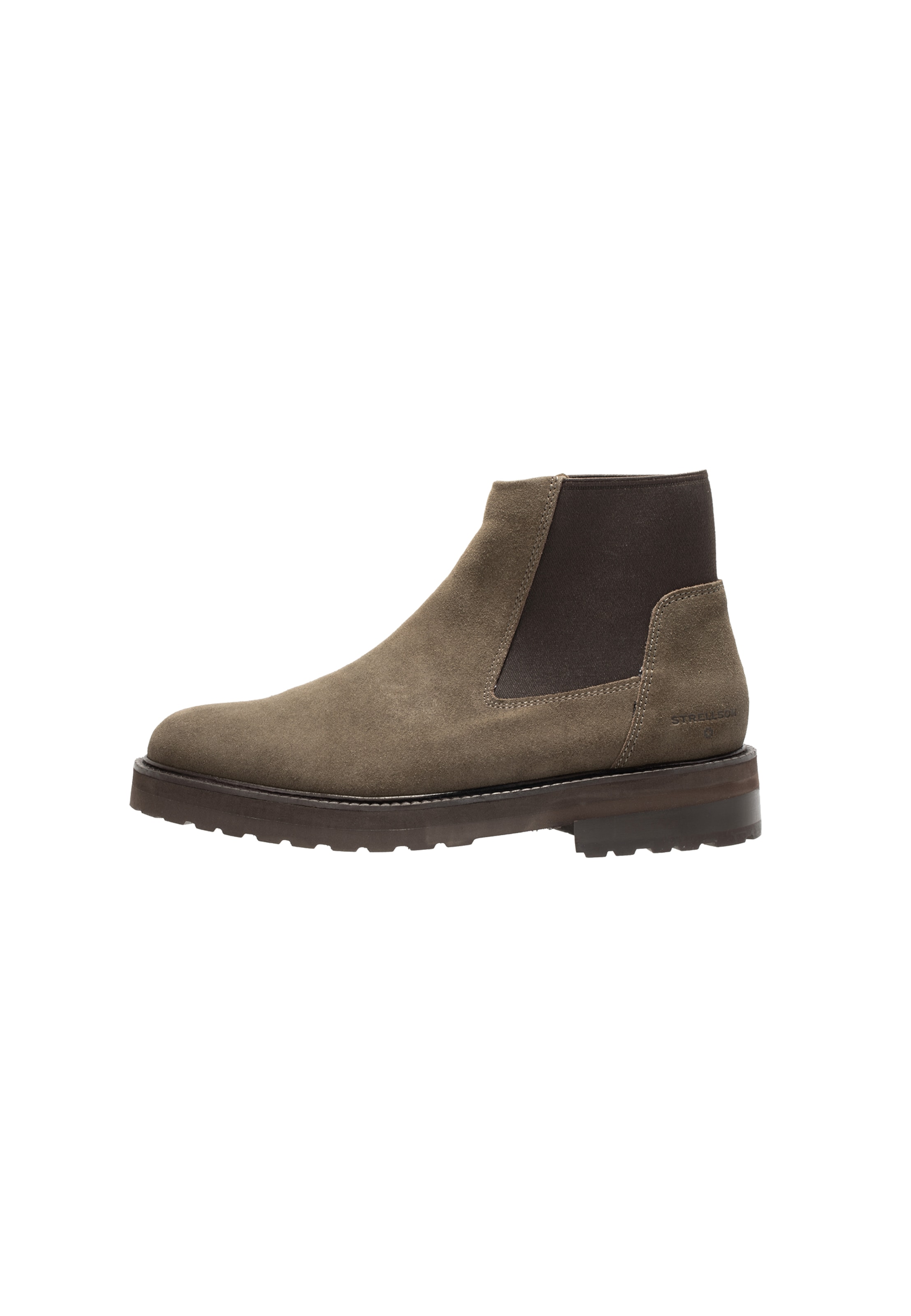 STRELLSON - Botas chelsea 'Epsom Pineham' em castanho: frente