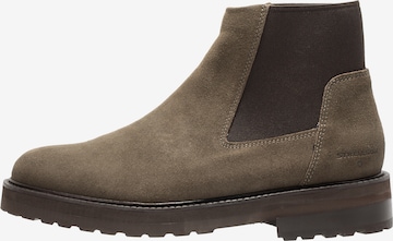 STRELLSON - Botas Chelsea 'Epsom Pineham' en marrón: frente