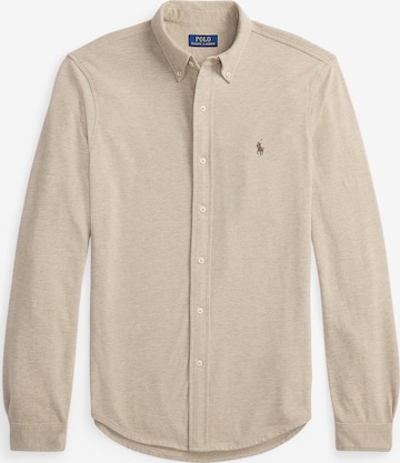 Chemise Polo Ralph Lauren en beige : devant