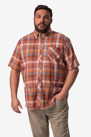 Boston Park Regular Fit Hemd in Orange: predná strana