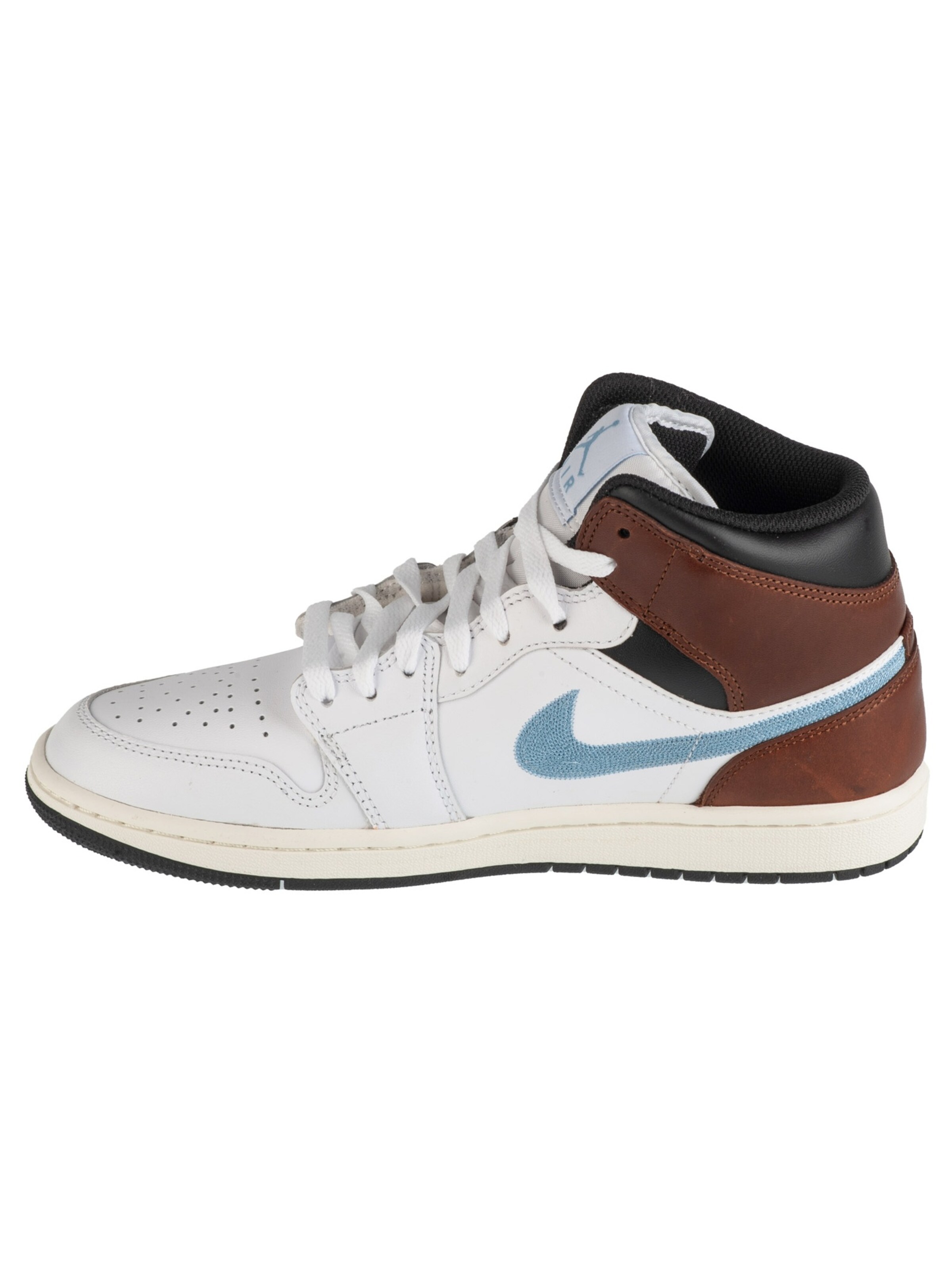 Jordan Sneakers 'Air Jordan 1 Mid' in White: front