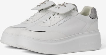 Karl LagerfeldNiske tenisice ' Anakapri Florastone' - bijela boja: prednji dio