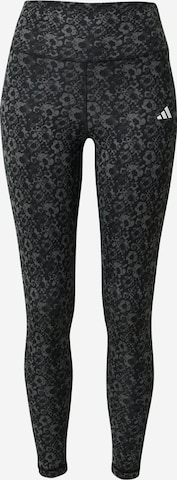 Skinny Pantalon de sport 'Essentials' ADIDAS PERFORMANCE en noir : devant