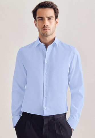 Coupe regular Chemise business SEIDENSTICKER en bleu