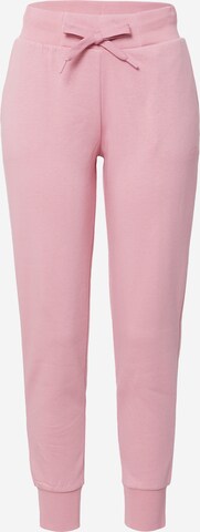 Pantaloni sport de la 4F pe roz: față