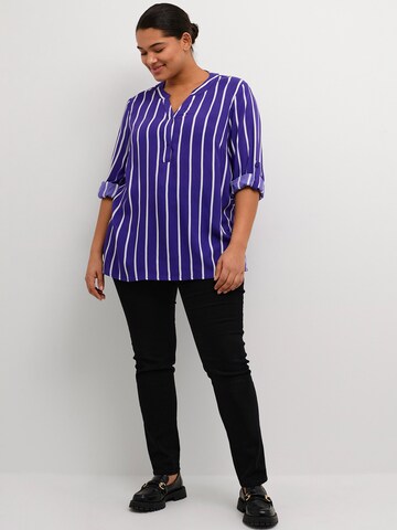 KAFFE CURVE Bluse 'SIDA' in Lila