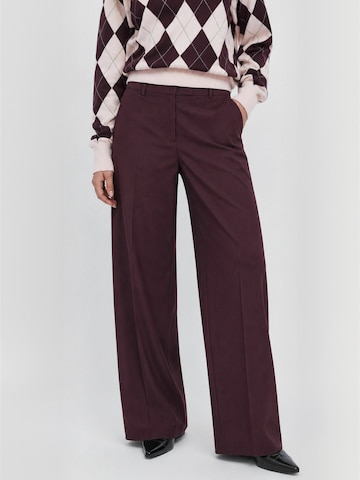 Crās Regular Pants ' Mancycras ' in Purple