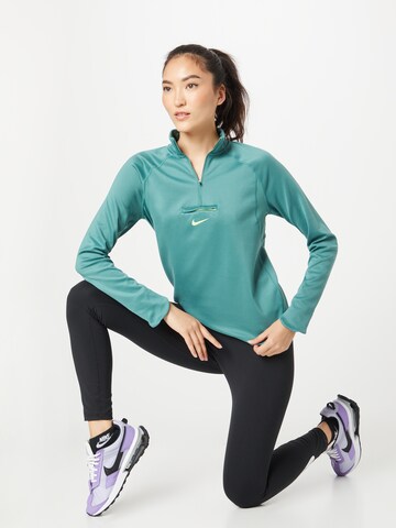 NIKE Funktionsbluse i grøn